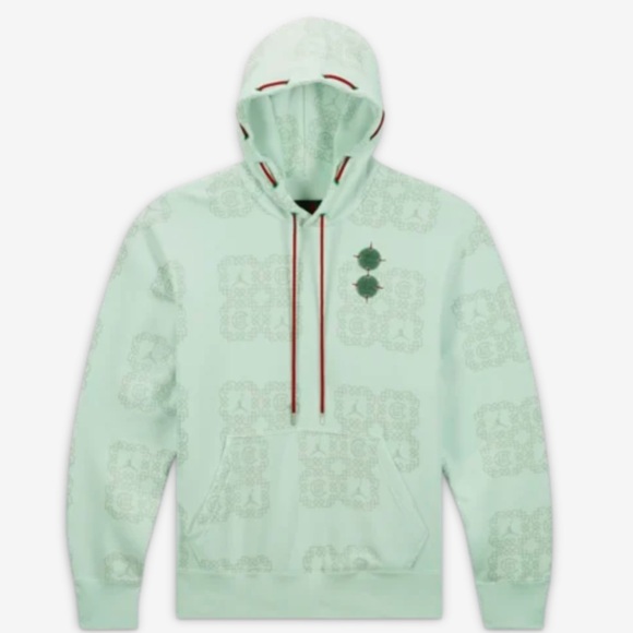 EUC Nike Jordan x CLOT Jade Fleece Hoodie - S - Picture 2 of 9